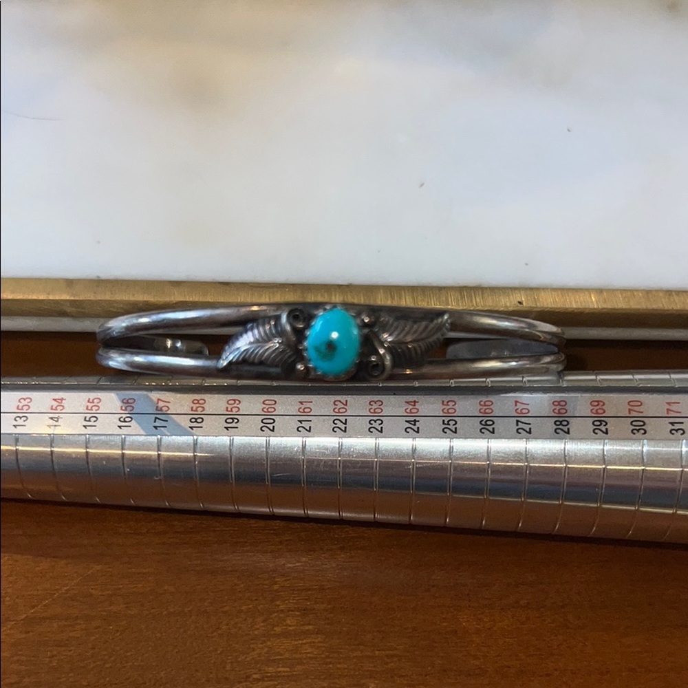 Silver Turquoise Bracelet